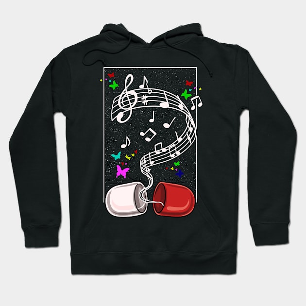 Music Musician Art Graphic Pill Gift Hoodie by E